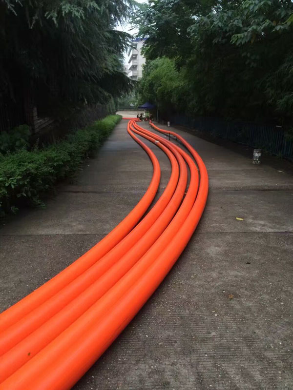 湖南商学院5孔Ф160mm 电力拉管工程