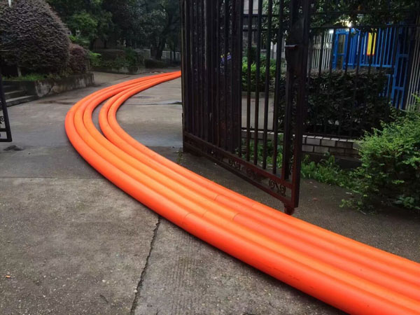 湖南商学院5孔Ф160mm 电力拉管工程