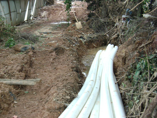 湖南大学天马公寓16孔Ф160mm 电力拉管工程