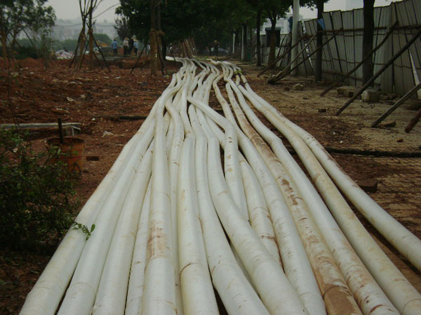 湖南大学天马公寓16孔Ф160mm 电力拉管工程