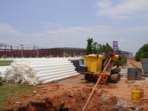 三一重工总部电力拉管施工