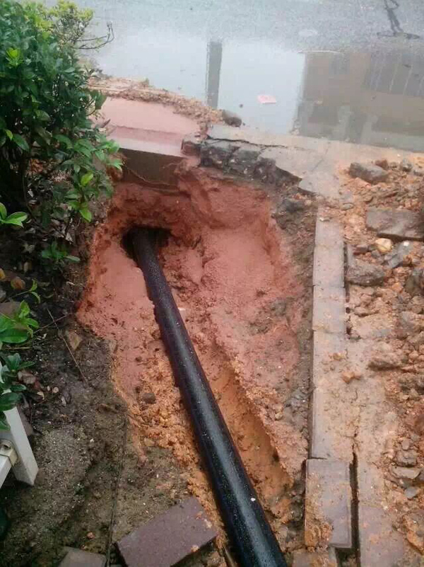 醴陵地税局Ф110mm 弱电拉管工程